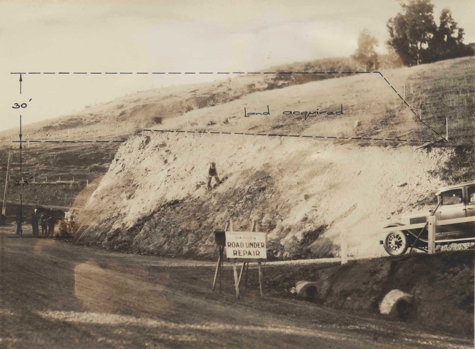 Mr Fox's Property, North Road, at Hangman's Gully