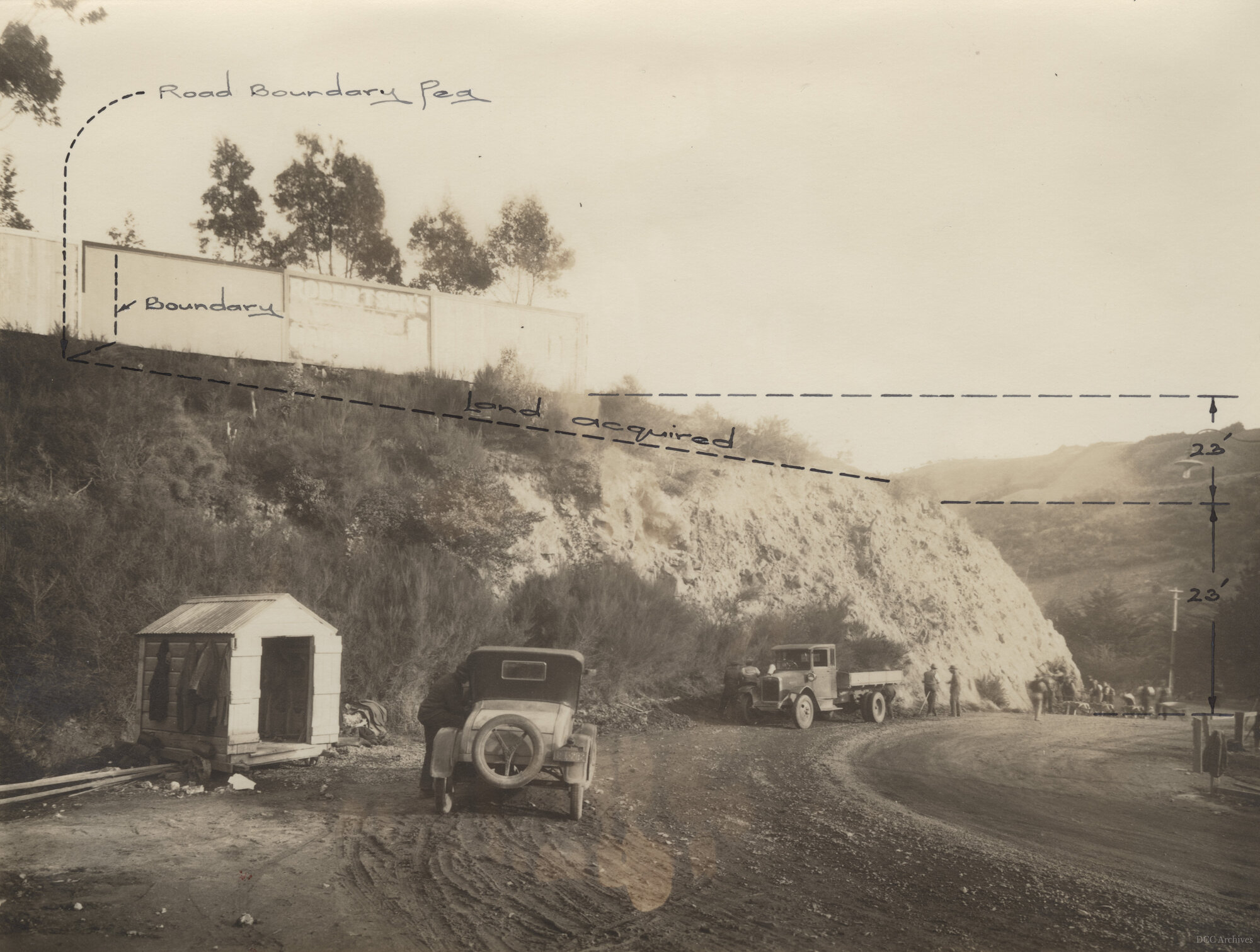 Mr Fox's Property, North Road, at Hangman's Gully