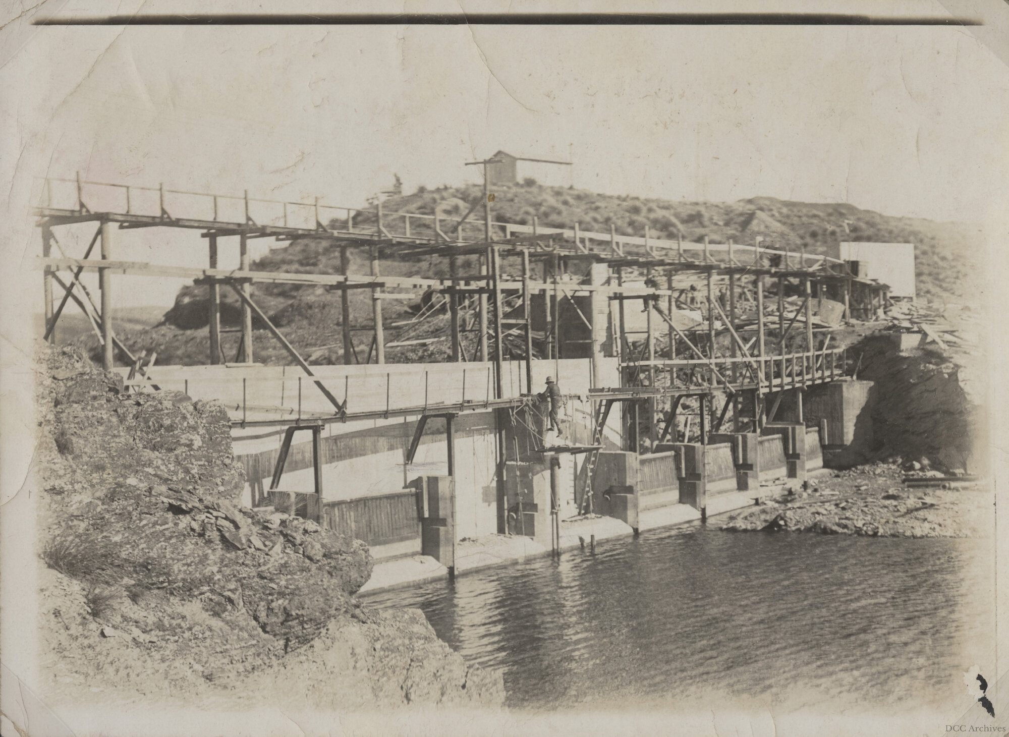 Mahinerangi Dam Construction