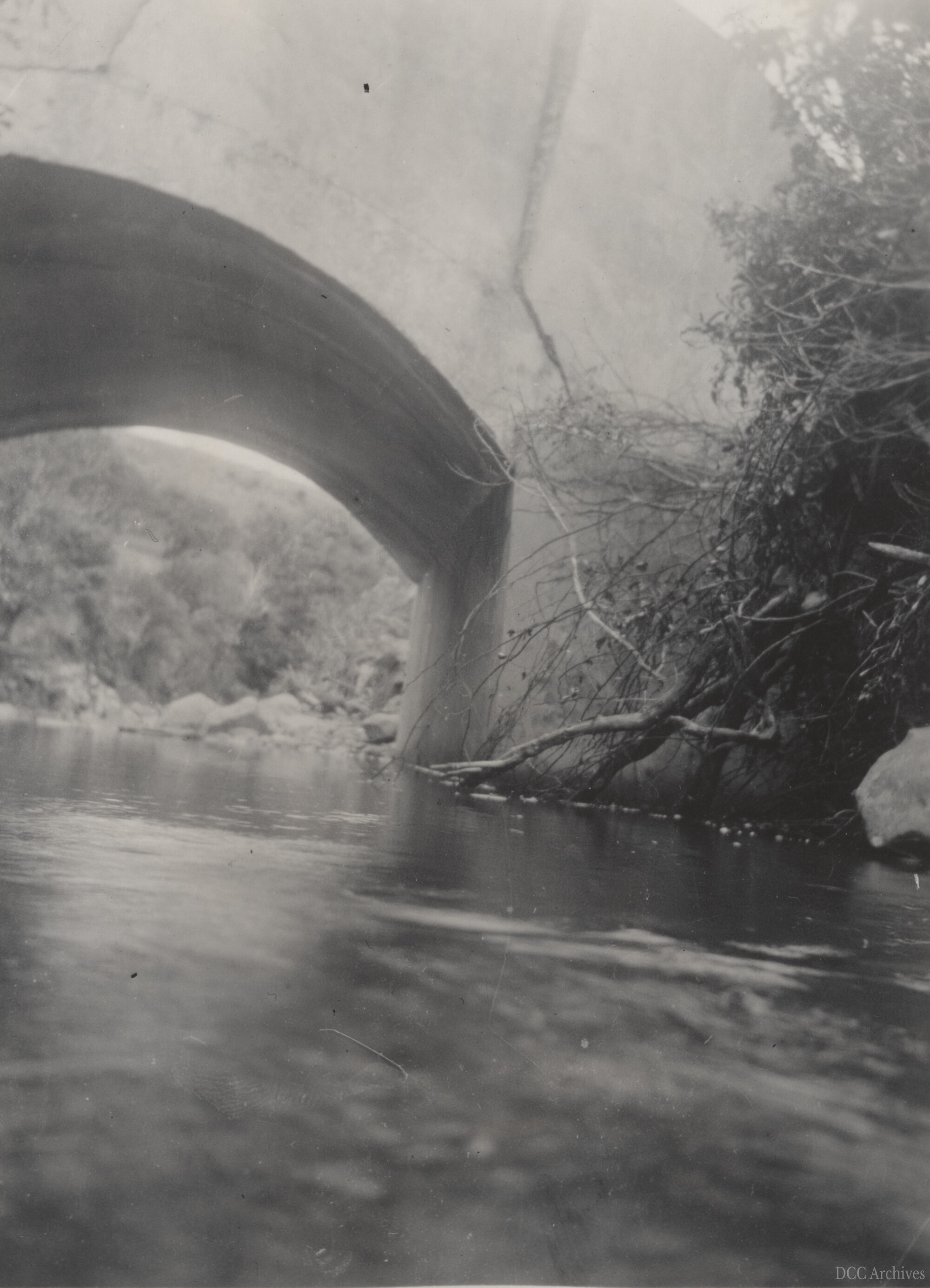 Concrete Bridge Near Booth's Leith Valley Road