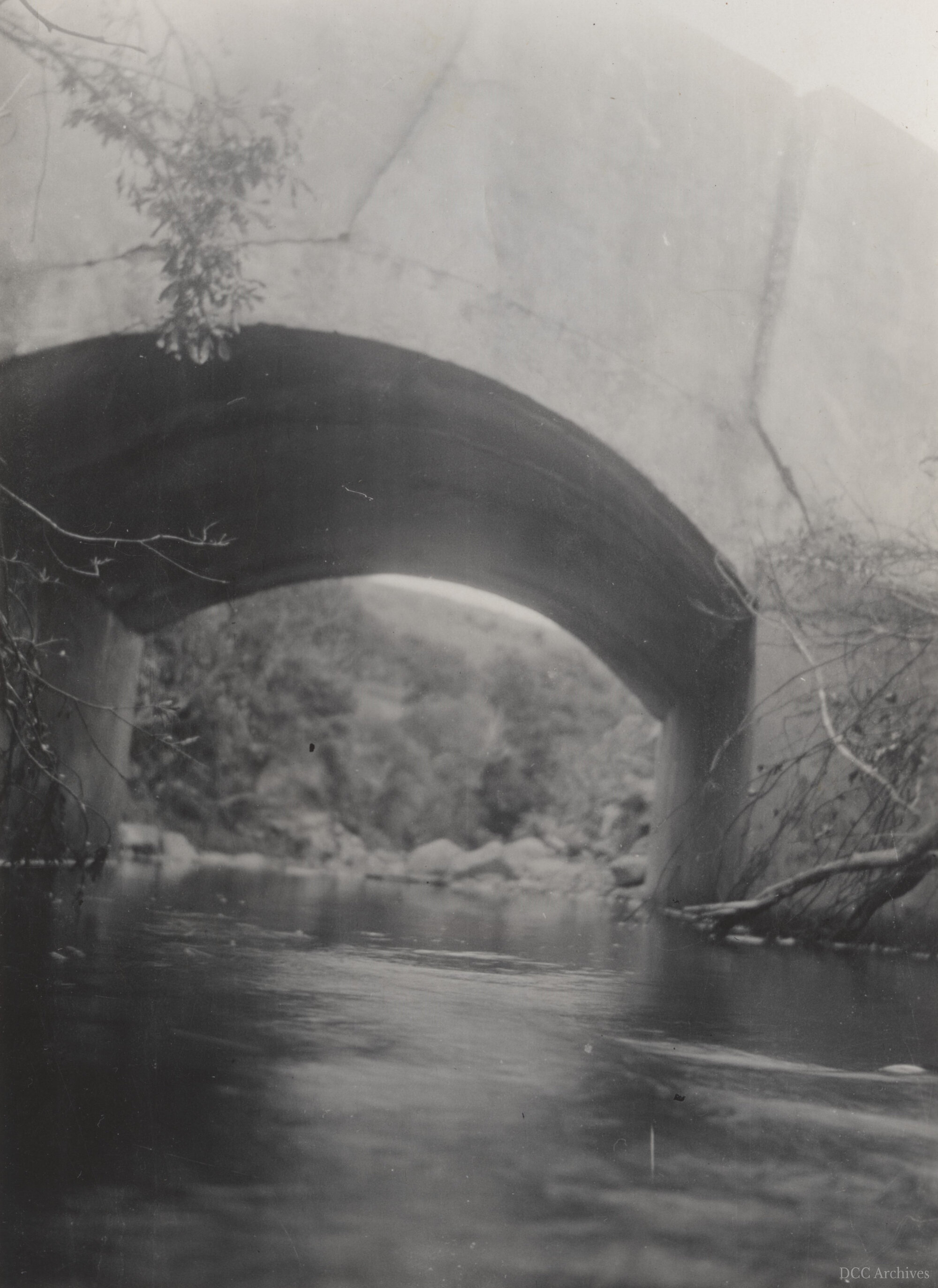Concrete Bridge Near Booth's Leith Valley Road