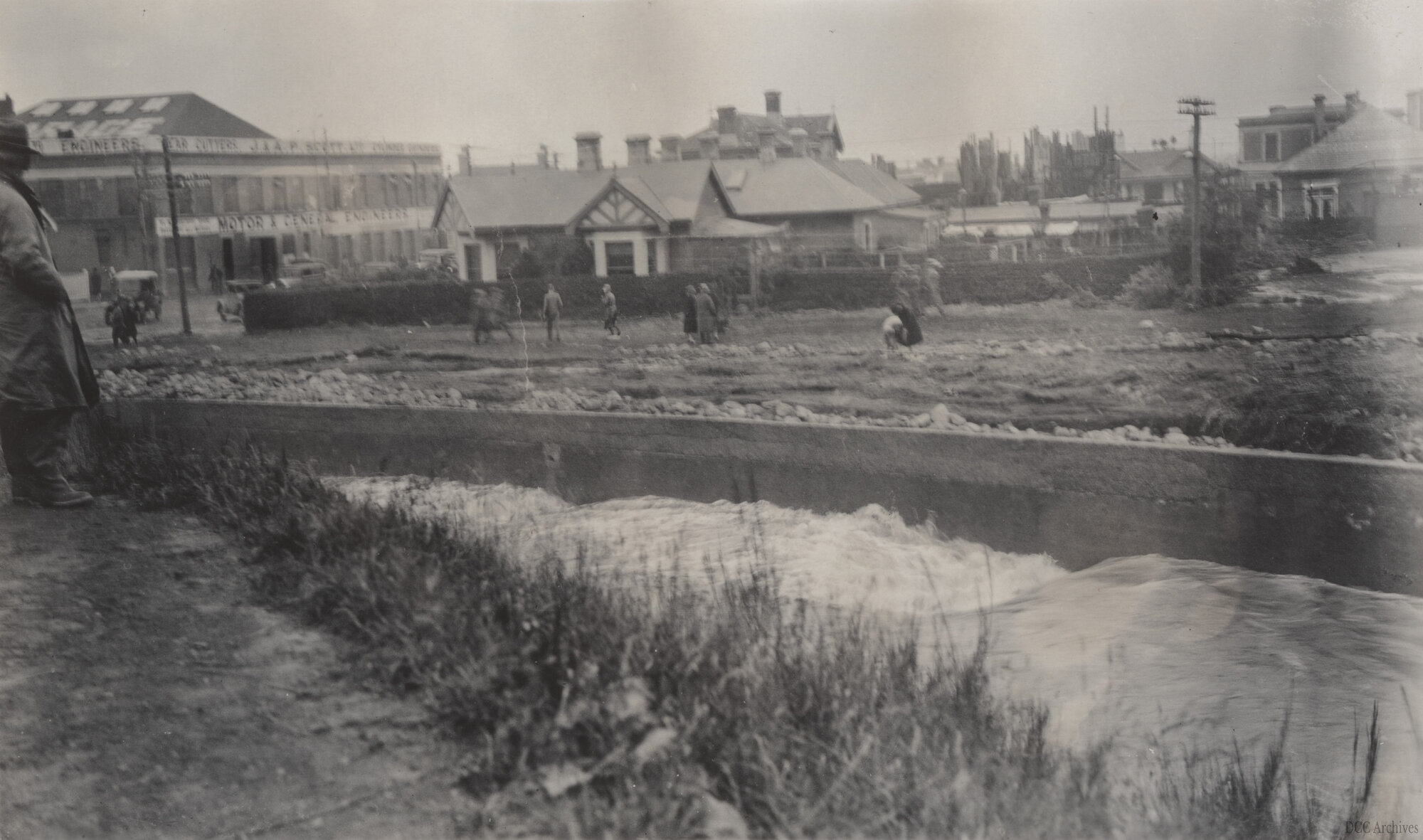 Leith River in Flood near University of Otago