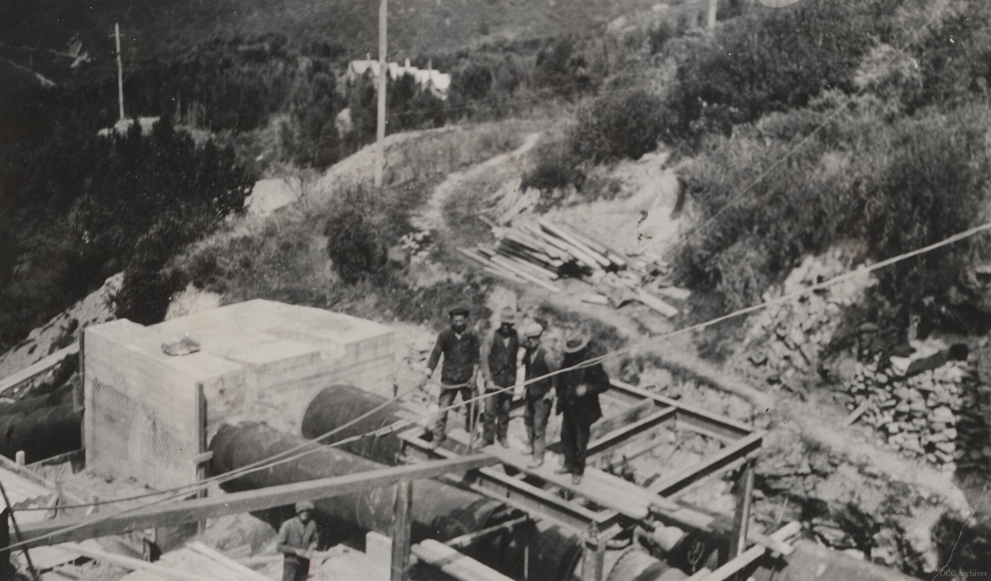 Mahinerangi Dam Below Surge Tank