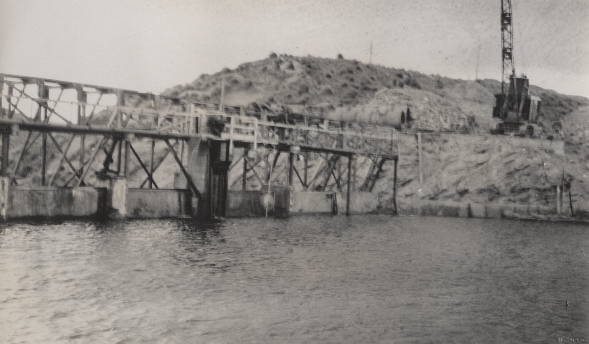 Mahinerangi Dam Construction