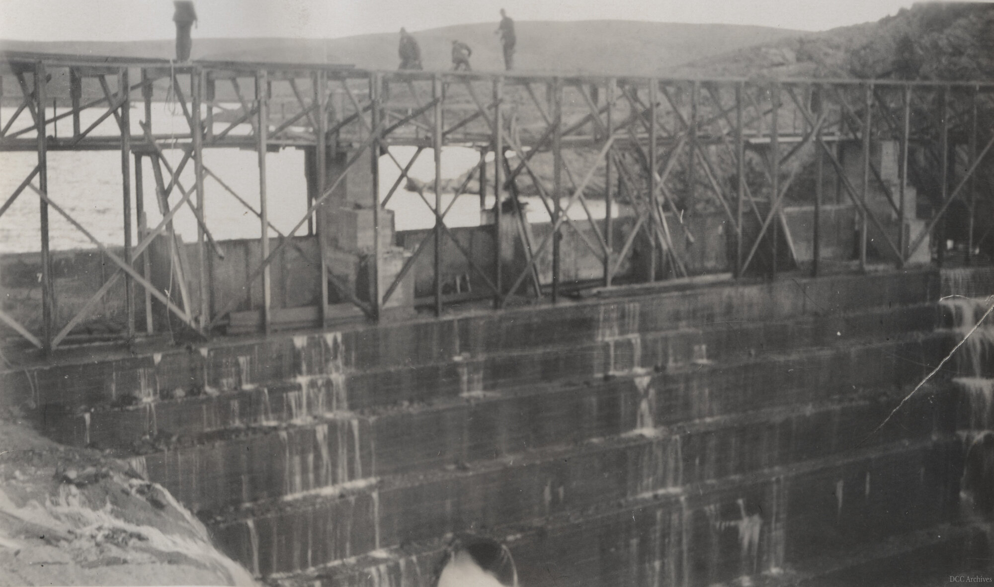 Mahinerangi Dam Construction