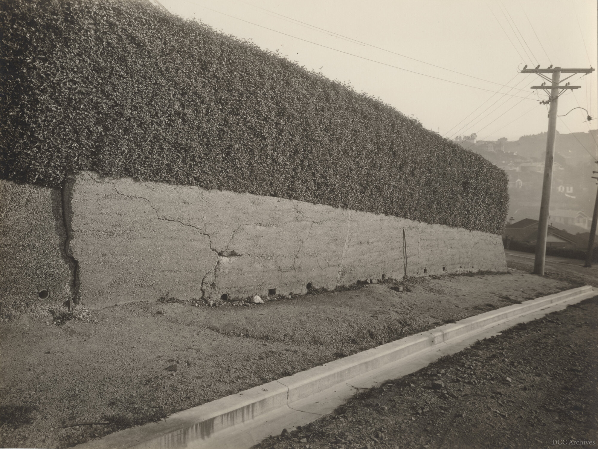 Retaining Wall at 18 Murray Street