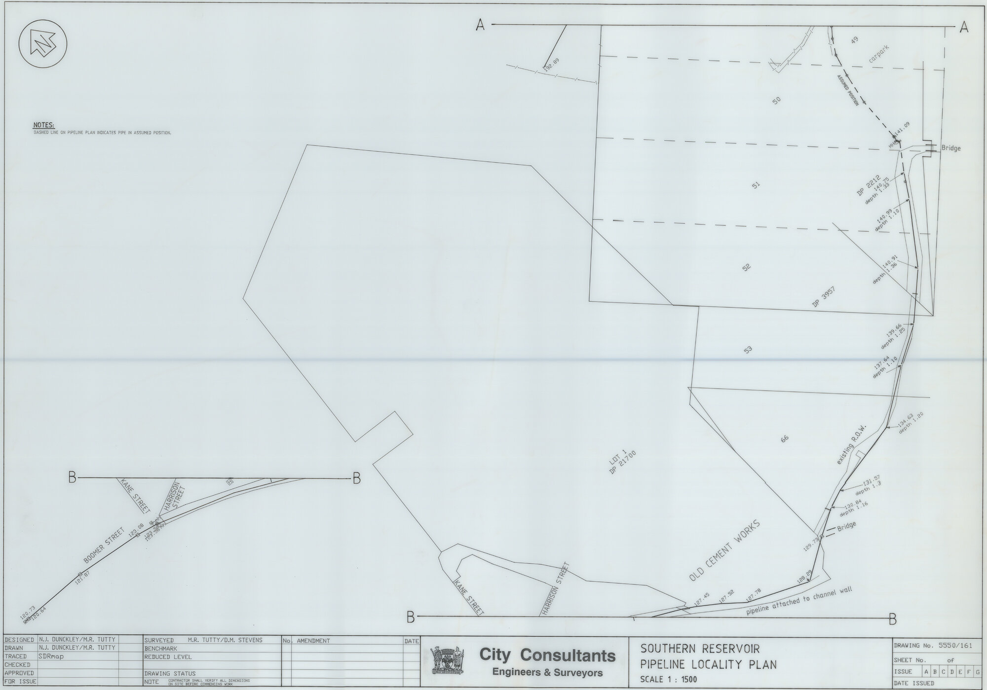 Southern Reservoir Pipeline Locality Plans