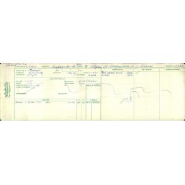 Electricity Department Connection Record - Shipka Street Green Island