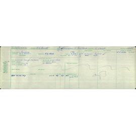 Electricity Department Connection Record - Thomson Street Green Island