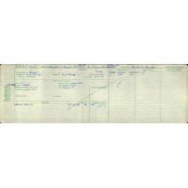 Electricity Department Connection Record - Valiant Road Waldronville