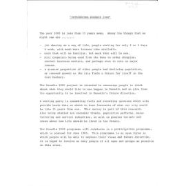 Dunedin Council of Social Services Dunedin 2000 Project - "Introducing Dunedin 2000"