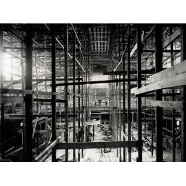Dunedin Town Hall Interior Construction