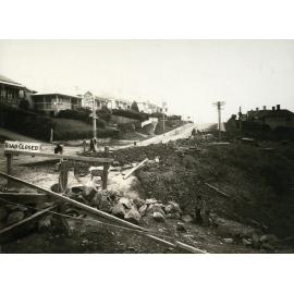 Road Slip at Orbell Street, Dalmore
