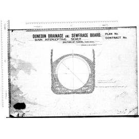 MAIN INTERCEPTING SEWER - SECTION OF TUNNEL THRO ROCK