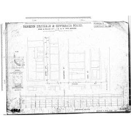 BOND & POLICE ST'S - 6" & 9" PIPE SEWERS