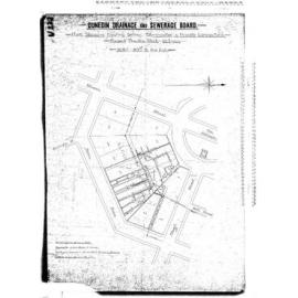 PLAN SHEWING EXISTING SEWER, STORMWATER, & PRIVATE CONNECTIONS - REGFENT THEATRE BLOCK - OCTAGON