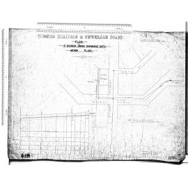 PLAN - 9" SEWER DRAIN SWIMMING BATH - MORAY PLACE