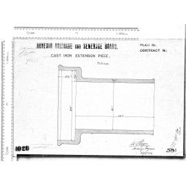 CAST IRON EXTENSION PIECE