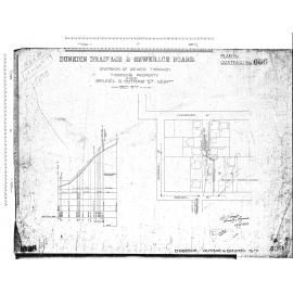 DIVERSION OF SEWER THROUGH THOMSON'S PROPERTY - BRUNEL & COOK ST'S. MORNINGTON
