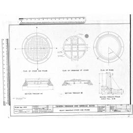 HEAVY MANHOLE COVER AND FRAME