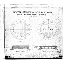 HEAVY MANHOLE COVER AND FRAME