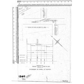 DIVERSION OF ORBELL ST. SEWER