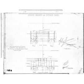 PLAN SHOWING DETAILS OF ONCRETE PROTECTION OVER S.W. SEWER AT NEW RAILWAY CROSSING FREDERICK ST.