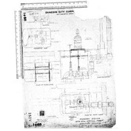 PUMPING STATION NEW 21" VERTICAL PUMP ERECTION DRAWING