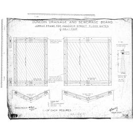 JARRAH FRAME FOR HANOVER STREET FLOOD GATES