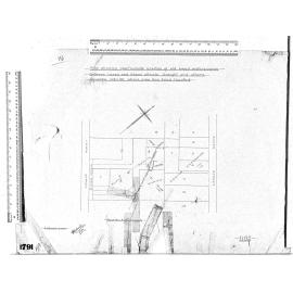 PLAN SHOWING APPROX POSITION OF OLD PIPED WATERCOURSE