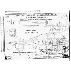 MUSSELBURGH PUMPING STATION GENERAL LAYOUT OF MAIN SEWAGE Ppg. PLANT