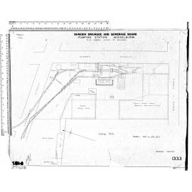 PUMPING STATION MUSSELBURGH - PLAN SHOWING LAYOUT OF BUILDINGS