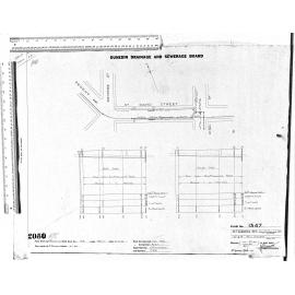ST DAVID ST  KING TO GEORGE ST  6" & 9" FOUL SEWERS