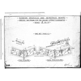 SPECIAL M.H. FRAME FOR THE HALSEY STREET FLOODGATES
