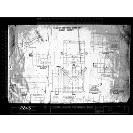 PLAN OF NEW FOUL SEWER OFF SURREY STREET