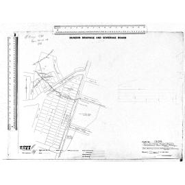 FOUL & STORMWATER DRAINAGE PROPOSALS (FERGUSONS SUBDIVISION) PLAN SHOWING NATURAL WATERCOURSE & WATERSHED
