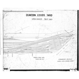 DRAINAGE SEPT 1923 STORMWATER DRAINAGE GOODS YARD - ENGINE SHEDS
