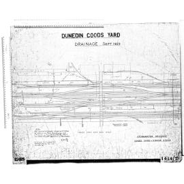 DRAINAGE SEPT 1923 STORMWATER DRAINAGE GOODS YARD - ENGINE SHEDS