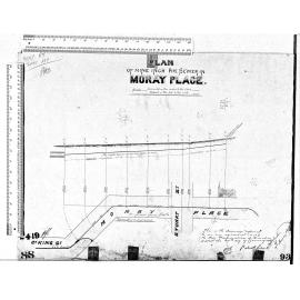 PLAN OF NINE INCH PIPE SEWER IN MORAY PLACE