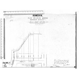 PLAN OF 9" PIPE SEWER GRAHAM STREET
