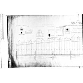 LONGITUDINAL & TRANSVERSE SECTION. OF A 3' BY 2' SEWER UNDER GREAT KING STREET. FROM FREDERICK TO WATER OF LEITH