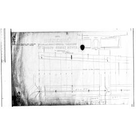 PLAN AND LONGITUDINAL SECTION ST ANDREW STREET SEWER