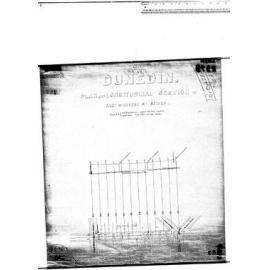 PLAN AND LONGITUDINAL SECTION OF PART OF GEORGE ST SEWER