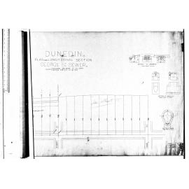 PLAN AND LONGITUDINAL SECTION GEORGE ST SEWER