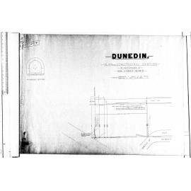 PLAN AND LONGITUDINAL SECTION OF EXTENSOIN OF HIGH STREET SEWER