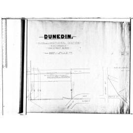 PLAN AND LONGITUDINAL SECTION OF EXTENSOIN OF HIGH STREET SEWER