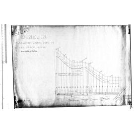 PLAN AND LONGITUDINAL SECTION OF MANOR STREET SEWER