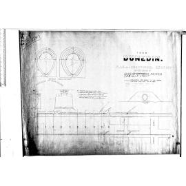 PLAN AND LONGITUDINAL SECTION OF EXTENSION OF JERVOIS STREET SEWER