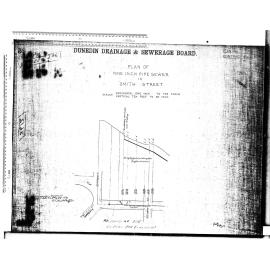 PLAN OF NINE INCH PIPE SEWER IN SMITH STREET