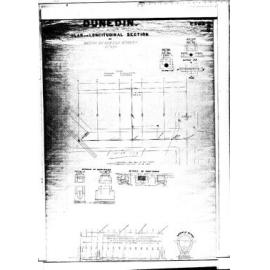 PLAN AND LONGITUDINAL SECTION OF SEWER IN CASTLE STREET